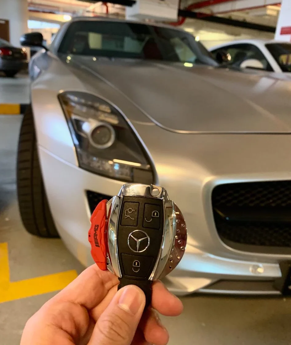 🏎️ AMG Red Brake Caliper Design Mercedes Key Case *Keyless only* - Image 6
