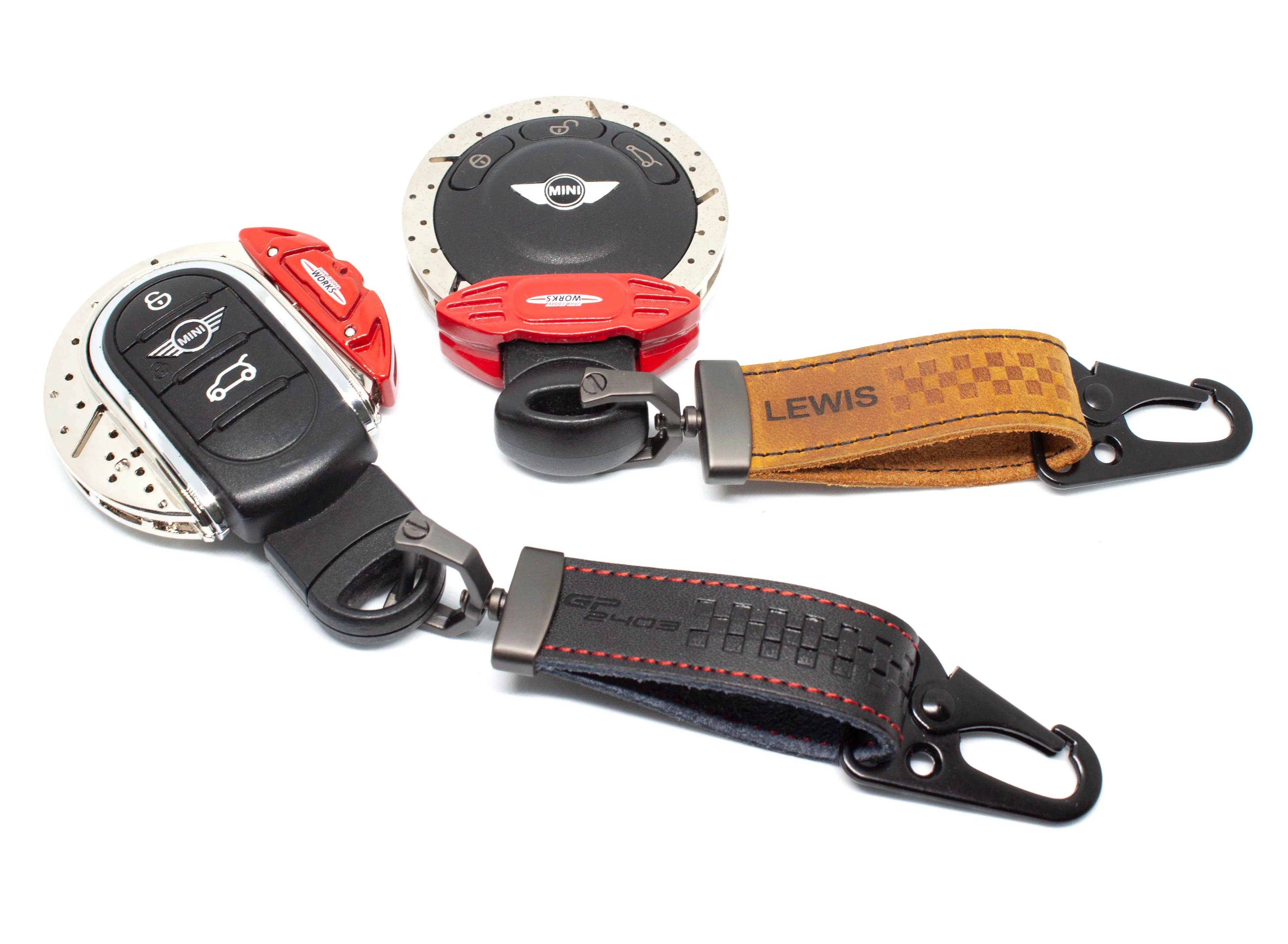 Leather Key Fob Strap with Customisation