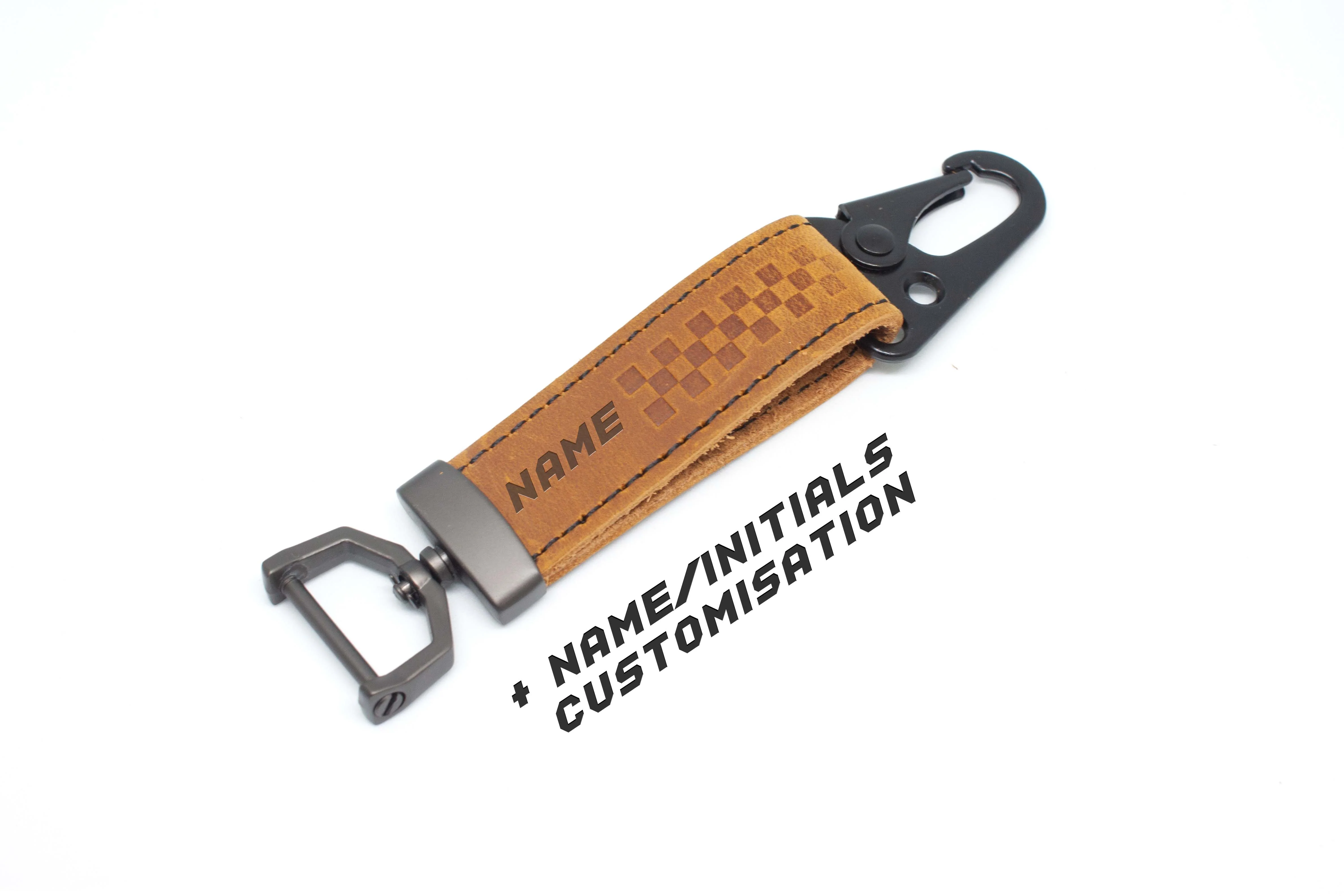 Leather Key Fob Strap with Customisation - Image 12