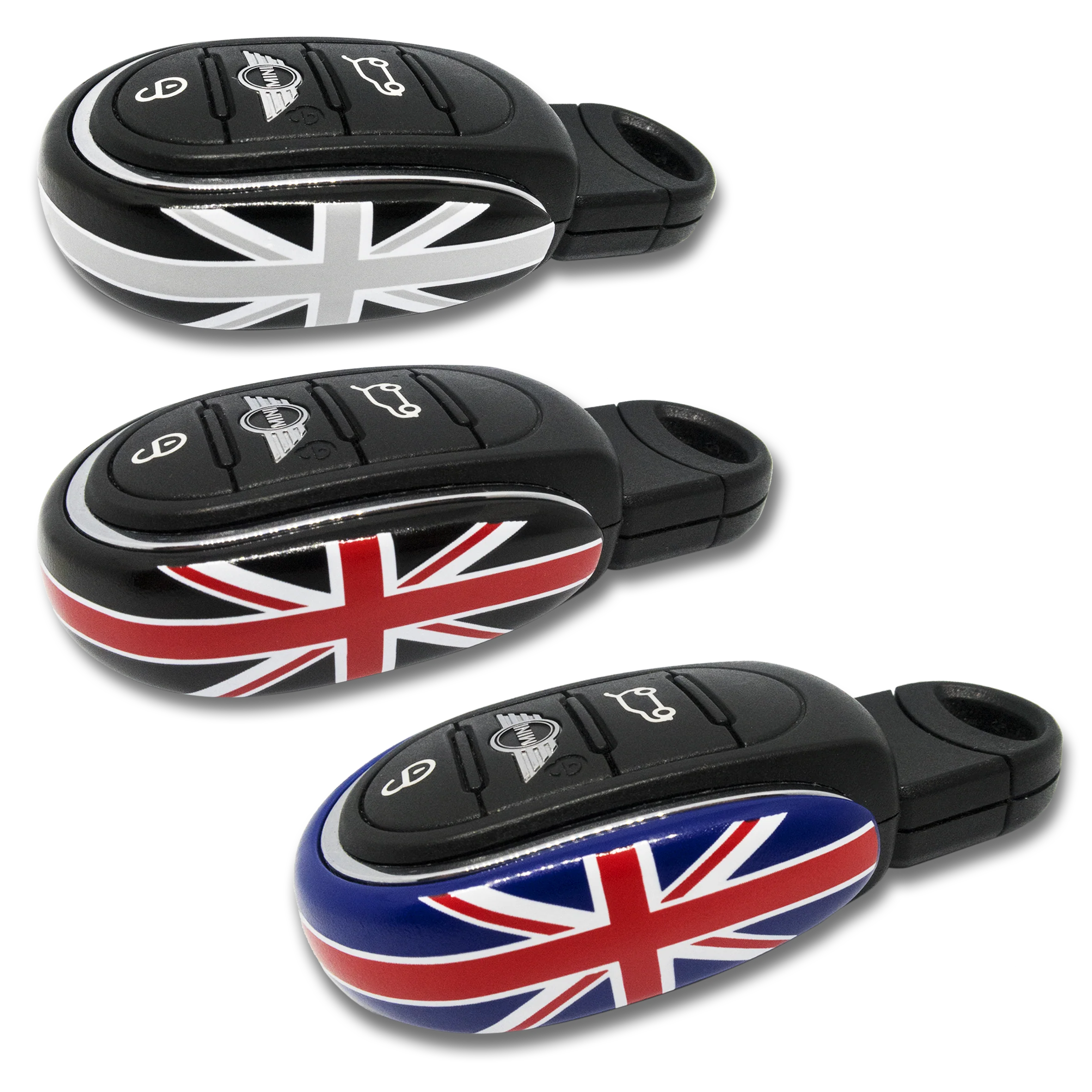 🇬🇧 Union Jack Alloy Metal Key Fob Case